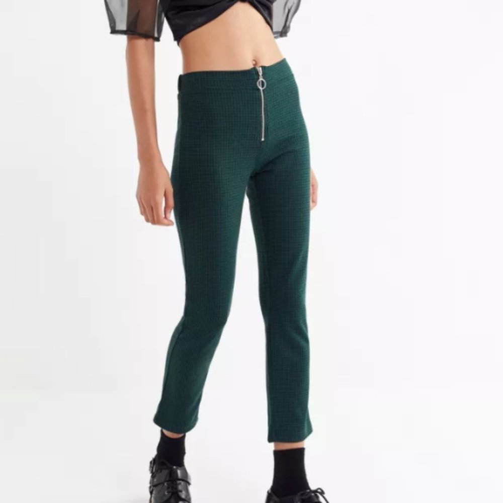Urban Outfitters Green Houndstooth Pants